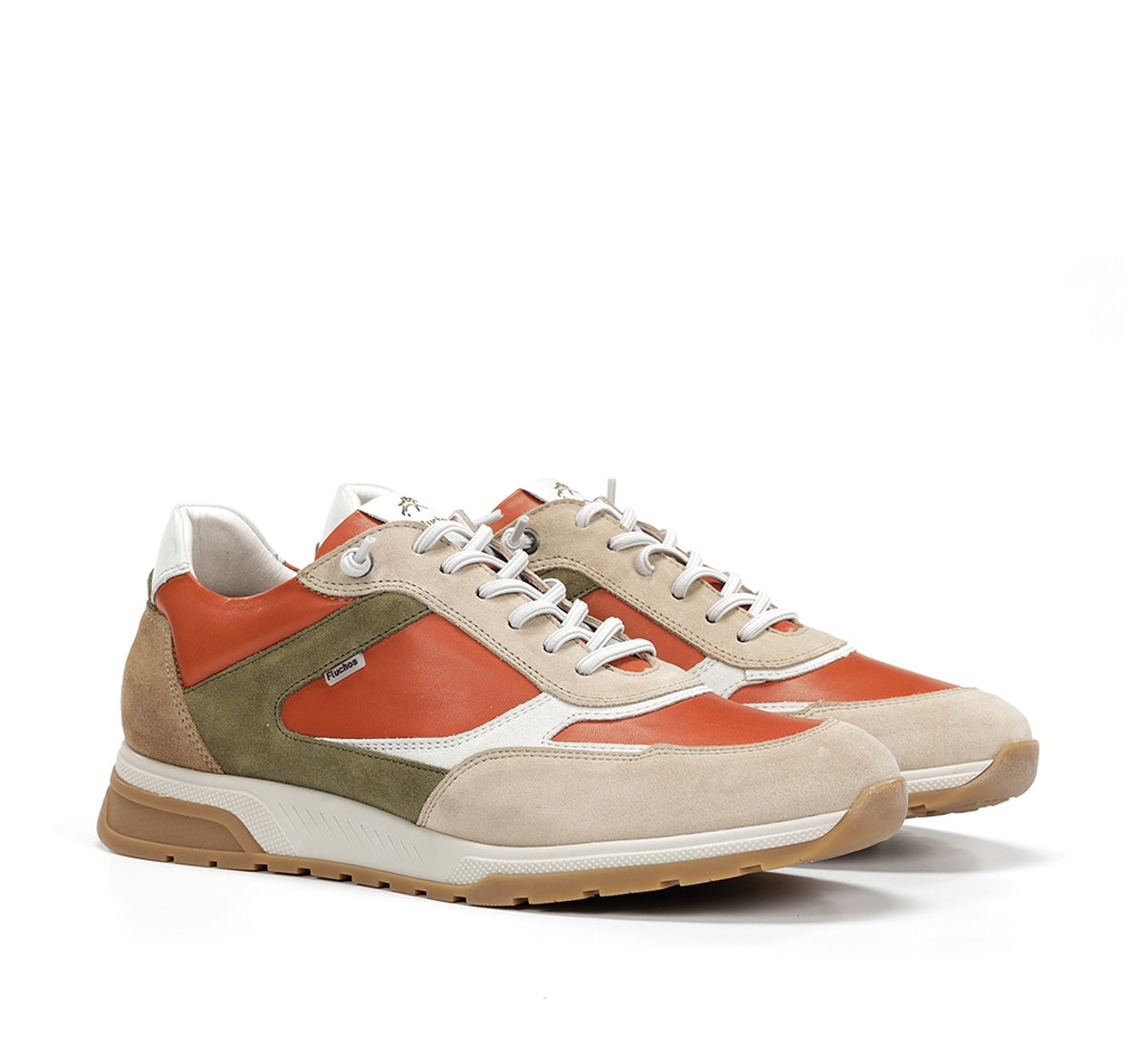 Fluchos Louis F2192 baskets orange homme cuir