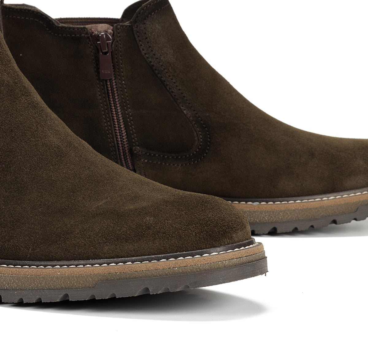 Fluchos Botines Buggy F2323 bottines vert cuir homme