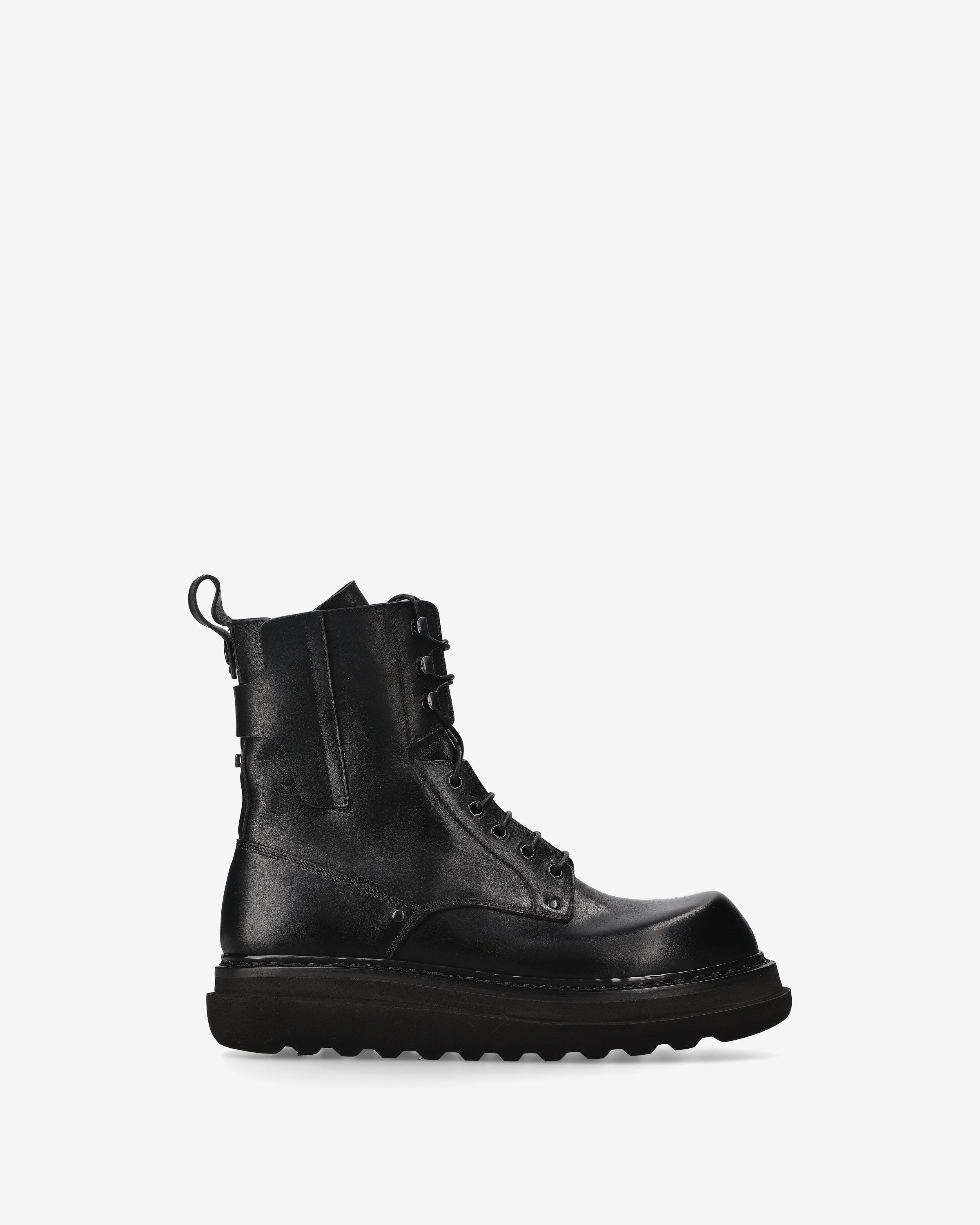 Premiata Polacchini bottines cuir noir homme