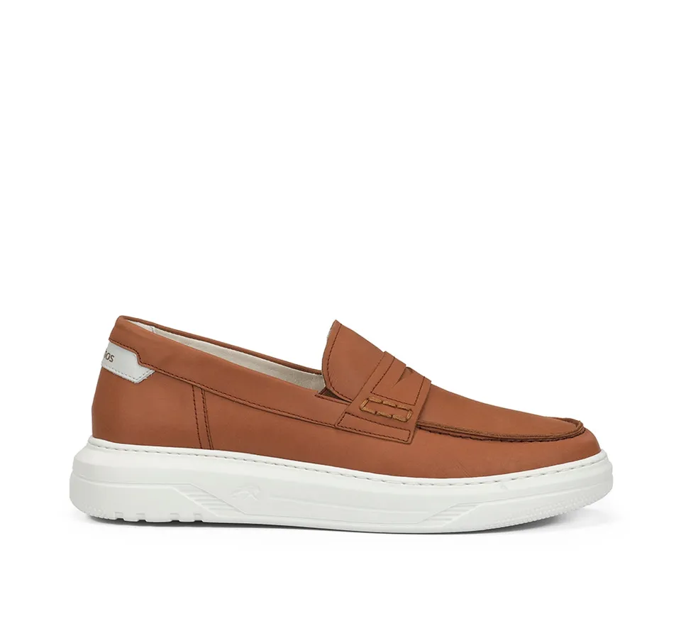 Fluchos Boston F2224 Mocassin Marron Homme Léger