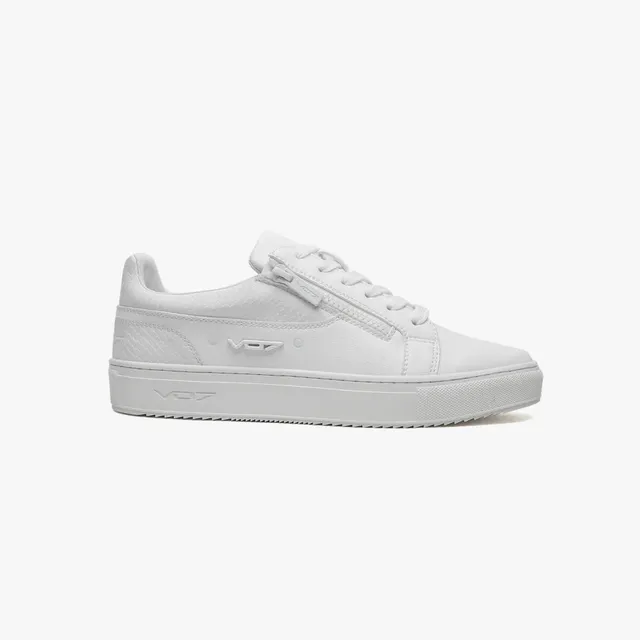 VO7 Roma Snake White basket blanche effet serpent