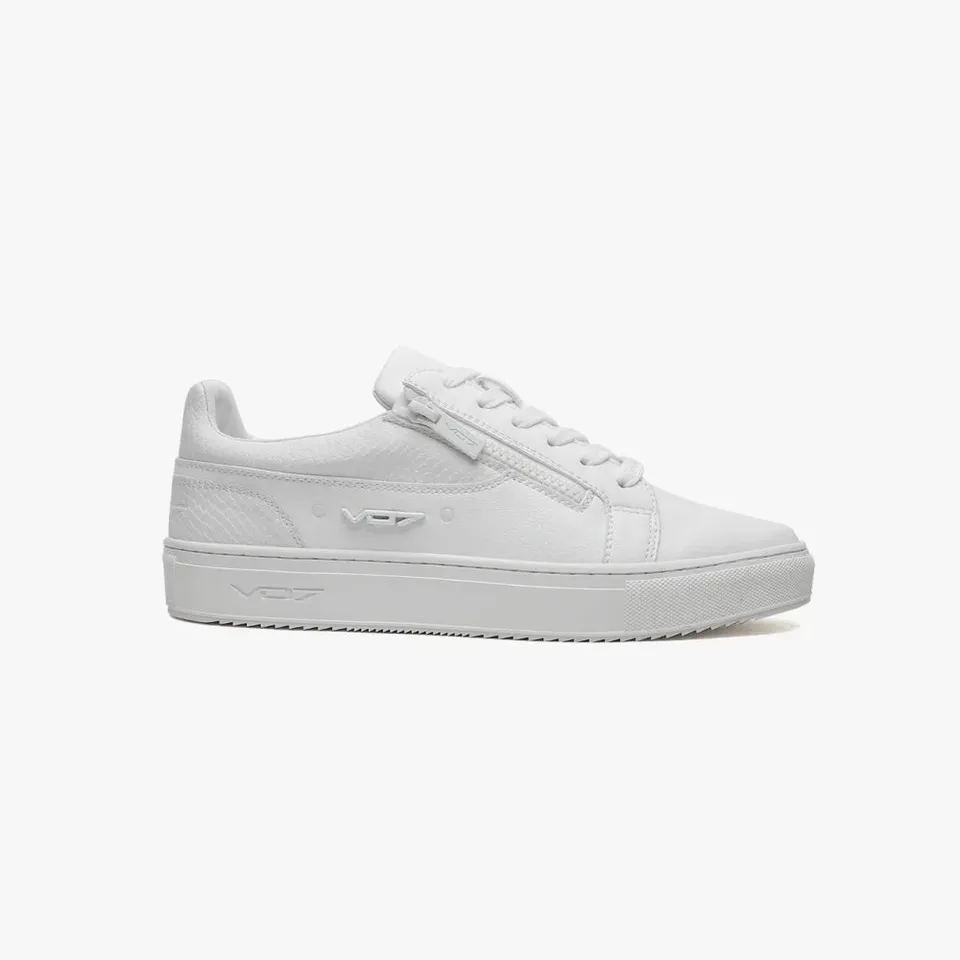 VO7 Roma Snake White basket blanche effet serpent