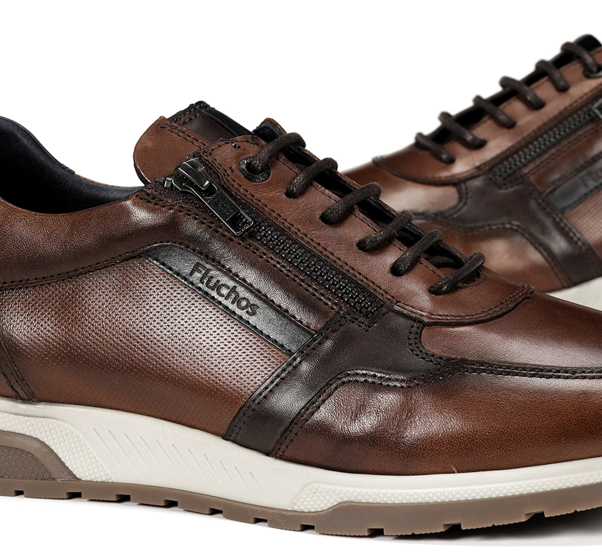 Fluchos Deportivos Louis F1600 baskets homme marron cuir