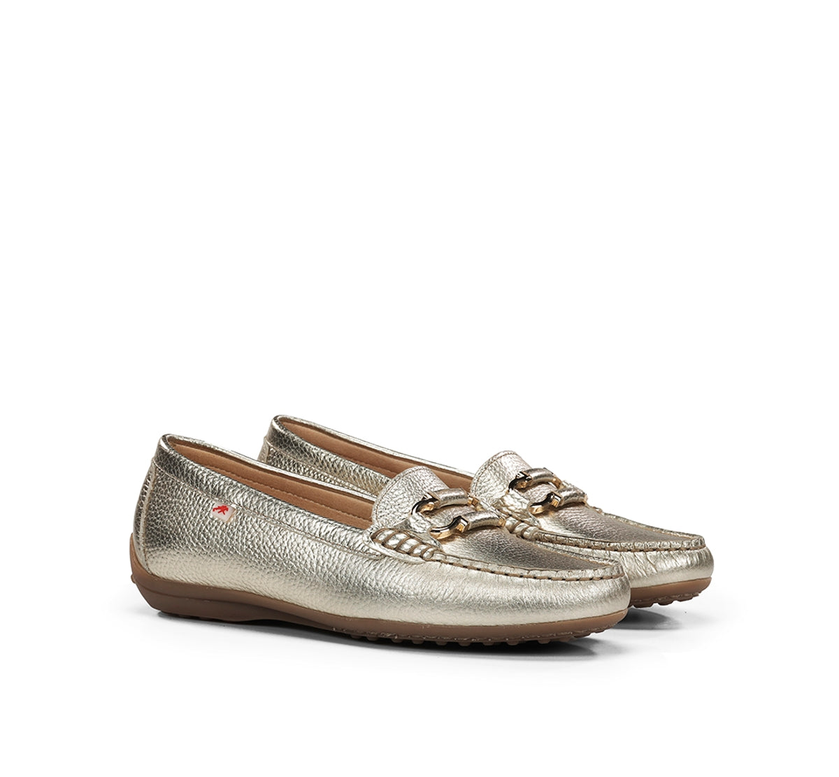 Fluchos Bruni F2156 mocassins doré femme cuir
