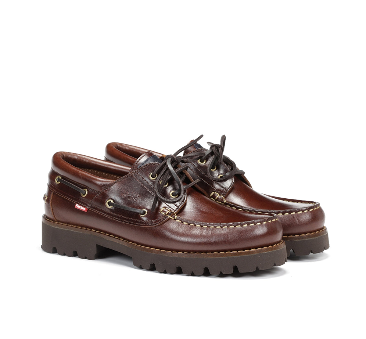 Fluchos Richfield F0046 chaussures homme marron cuir