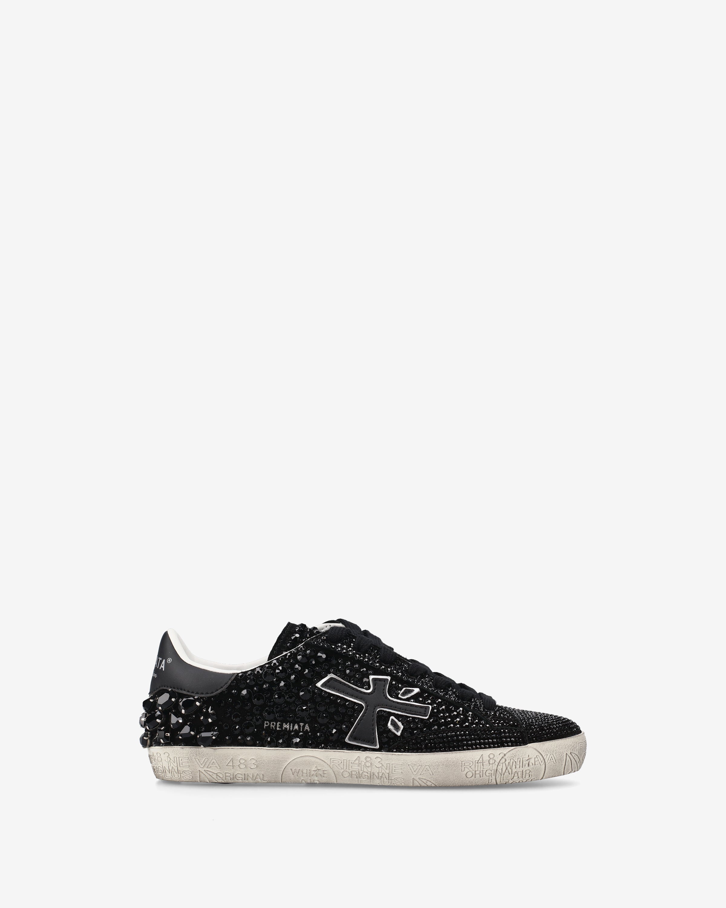 Premiata Stevend 7847 sneakers noir cristaux femme