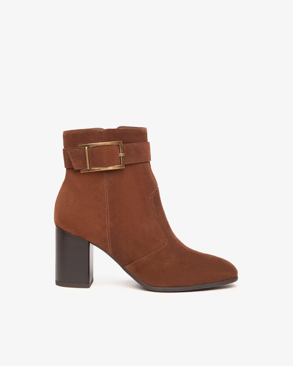 Nero Giardini Ankle Boots bottines daim boucle 7,5 cm