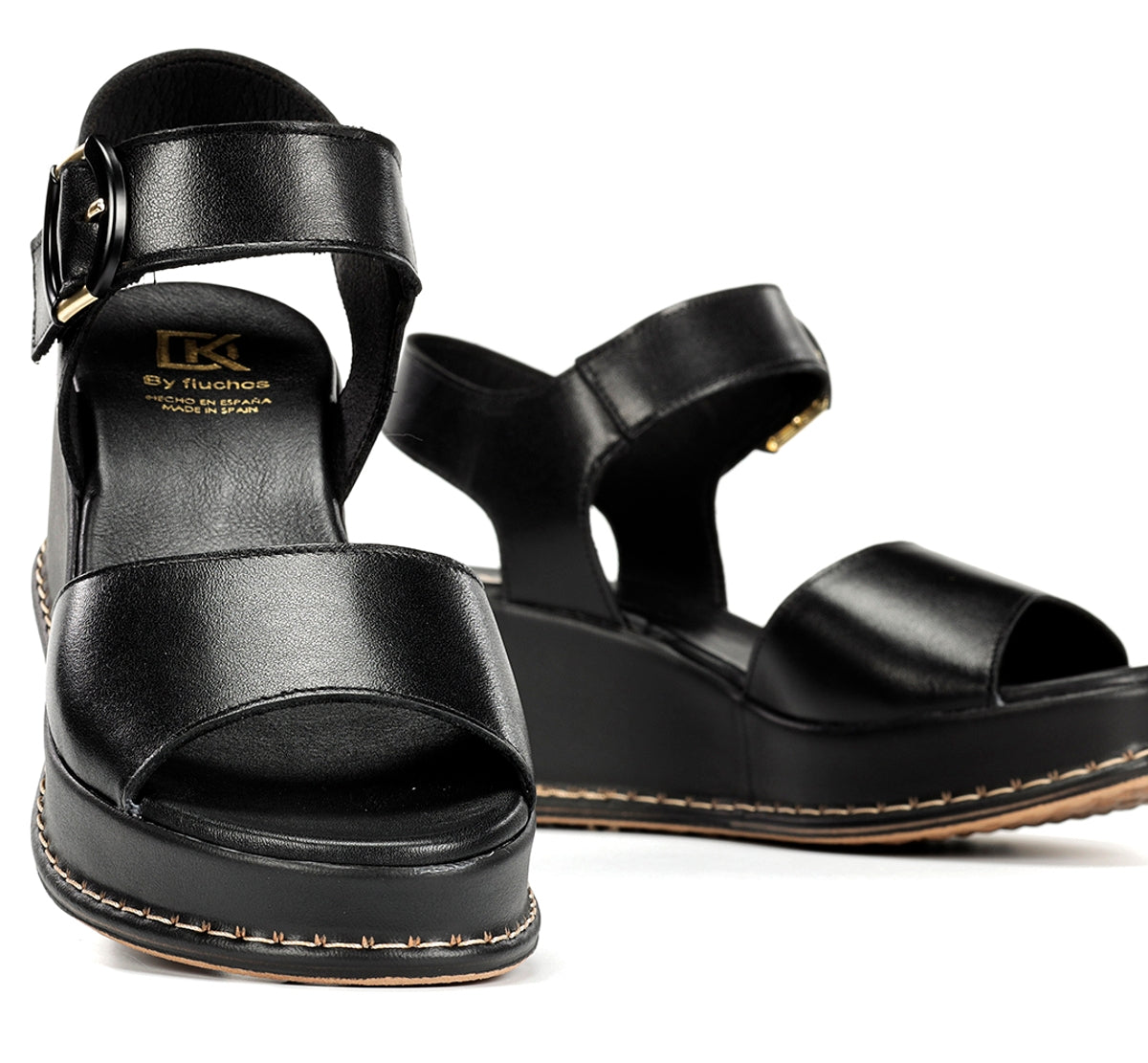 Dorking Windy D9649 sandales femme noires cuir