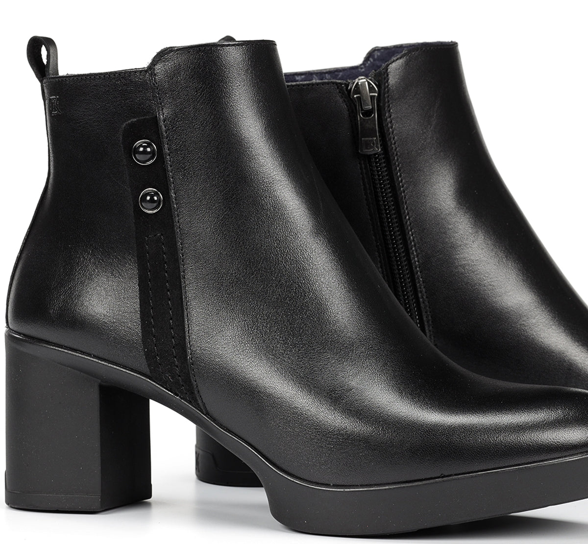 Dorking by Fluchos Elite D9423 bottine noire femme cuir
