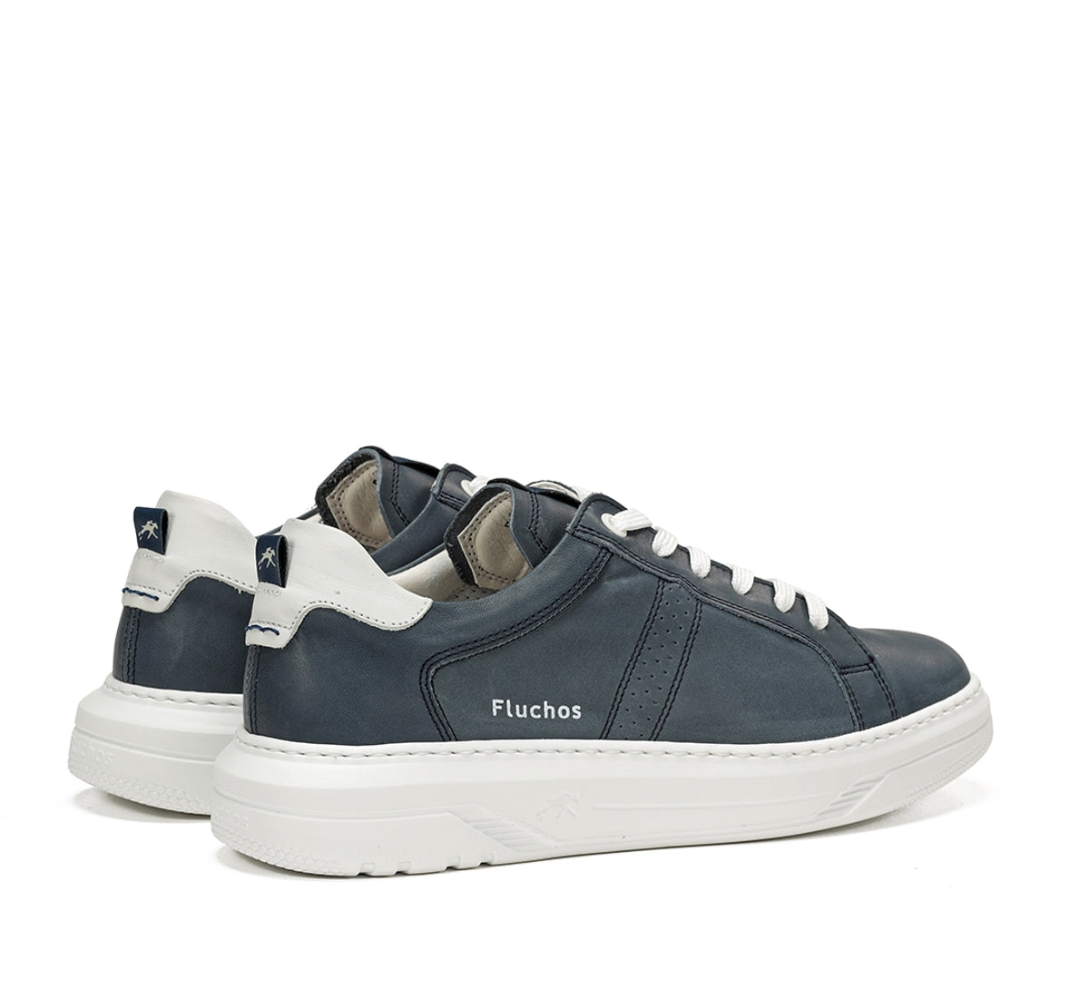 Fluchos Boston F1967 baskets bleues homme cuir