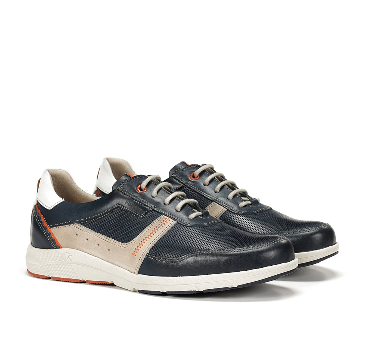 Fluchos Kai F1991 baskets bleu homme cuir léger