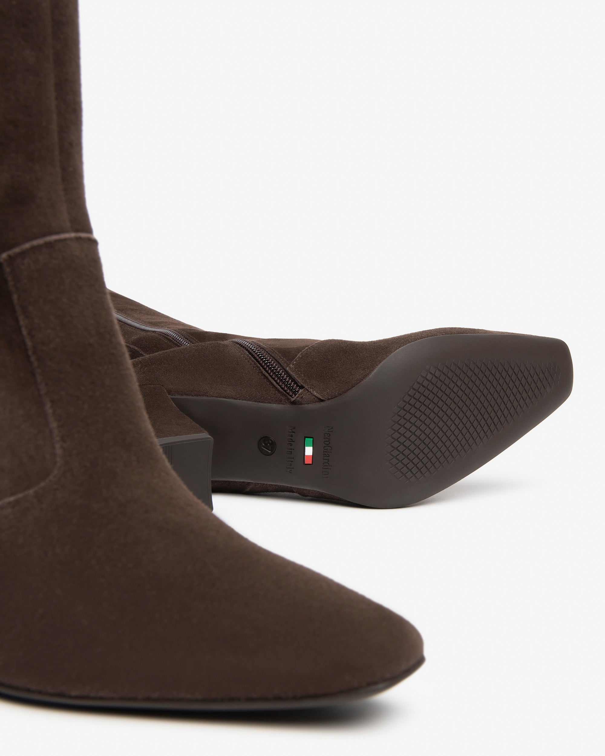 Nero Giardini Boots bottes daim talon 75 mm 38