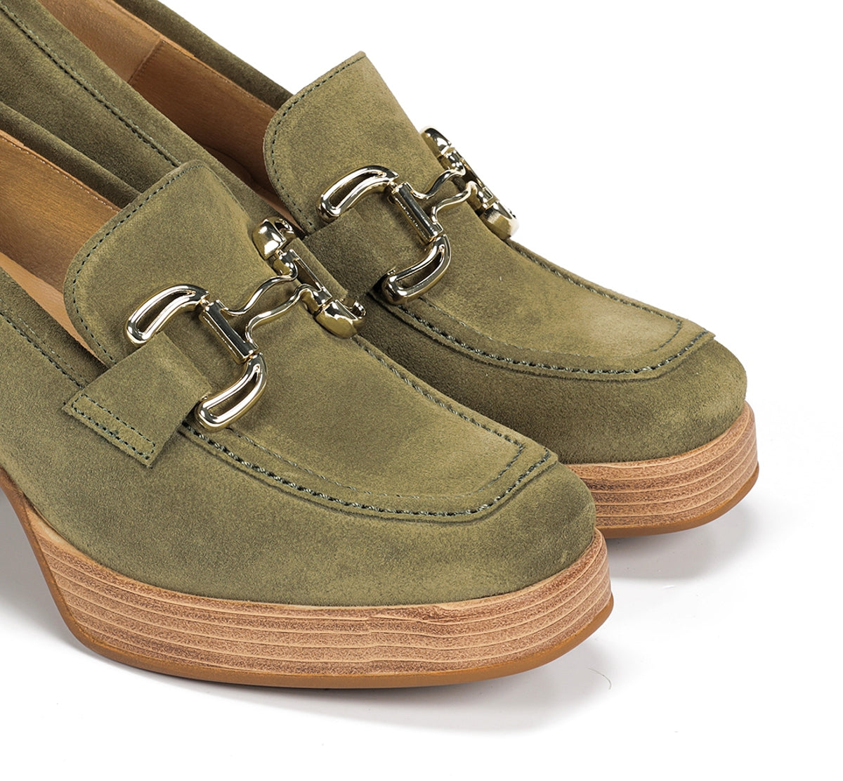 Dorking by Fluchos Cristel D9438 mocassin femme vert