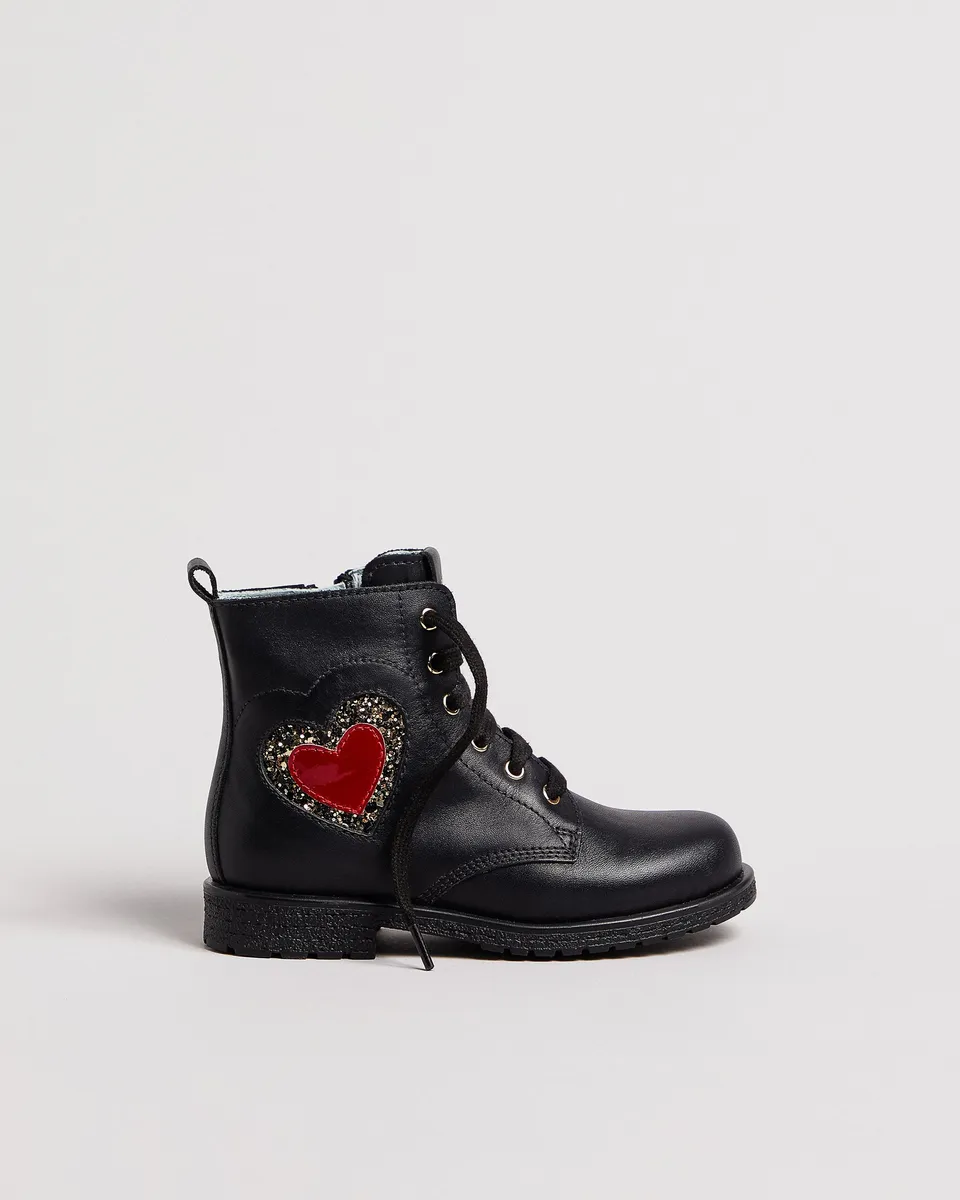 Nero Giardini Combat Boots rangers fille cuir 28