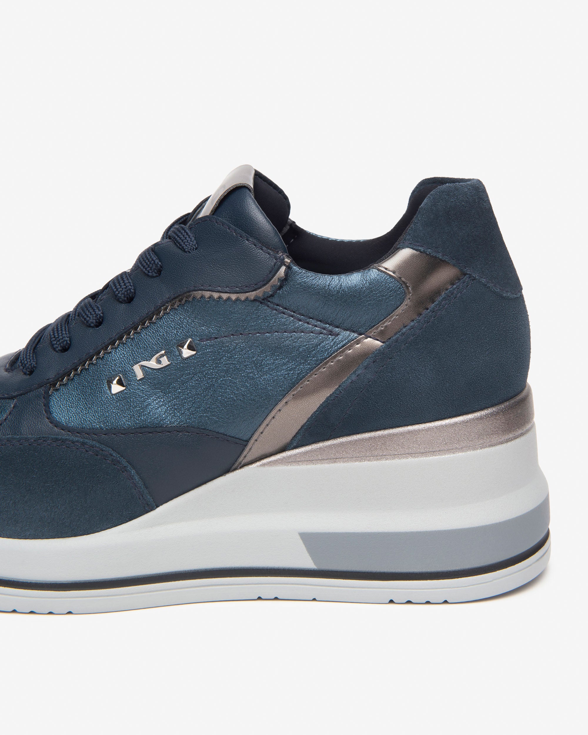 Nero Giardini Sneakers Baskets Femme Cuir Daim