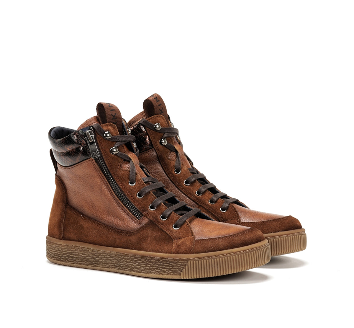 Dorking Deli D8910 Bottines Marron Femme