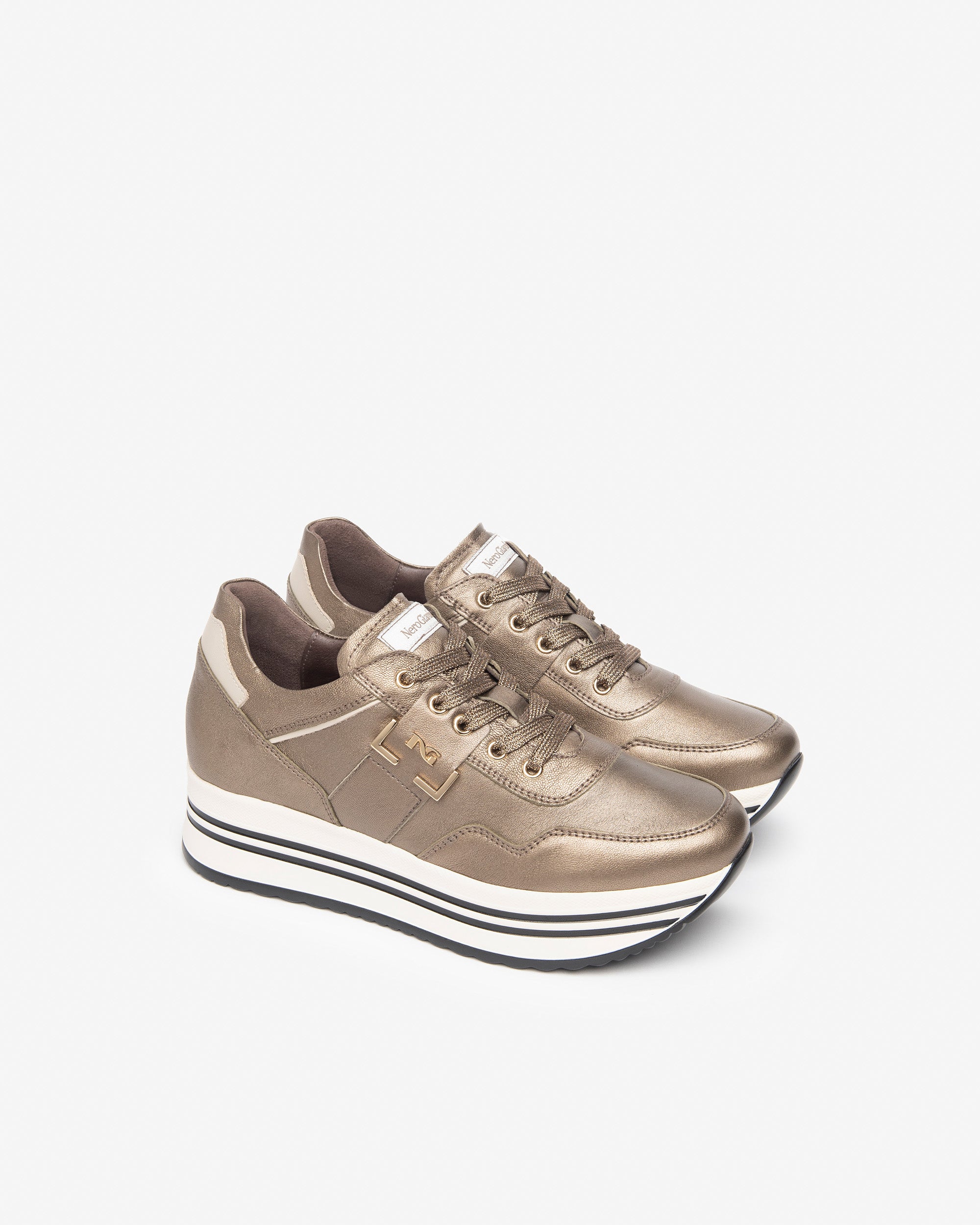 Nero Giardini Sneakers baskets cuir femme confort
