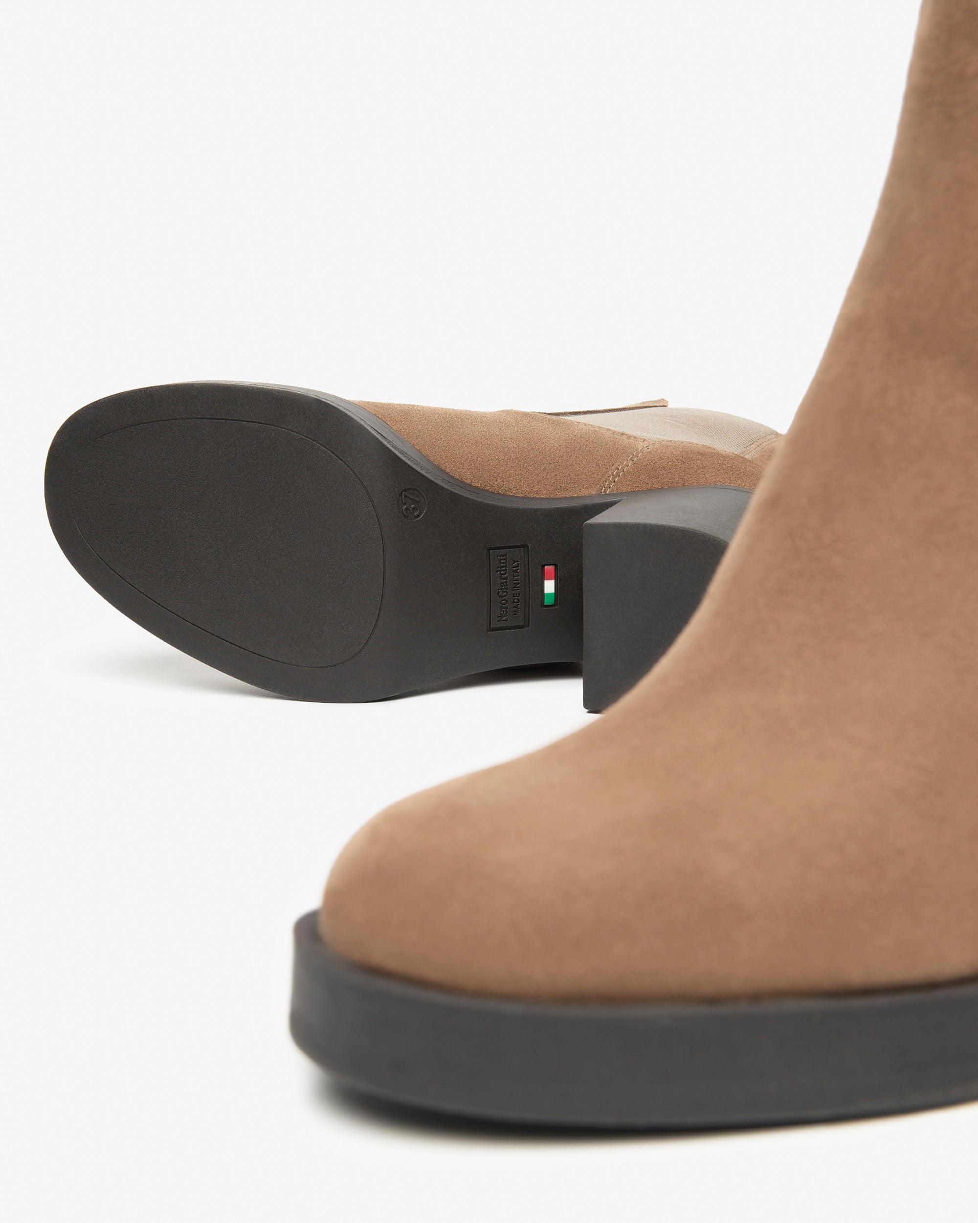 Nero Giardini Chelsea Boots bottines daim femme 38
