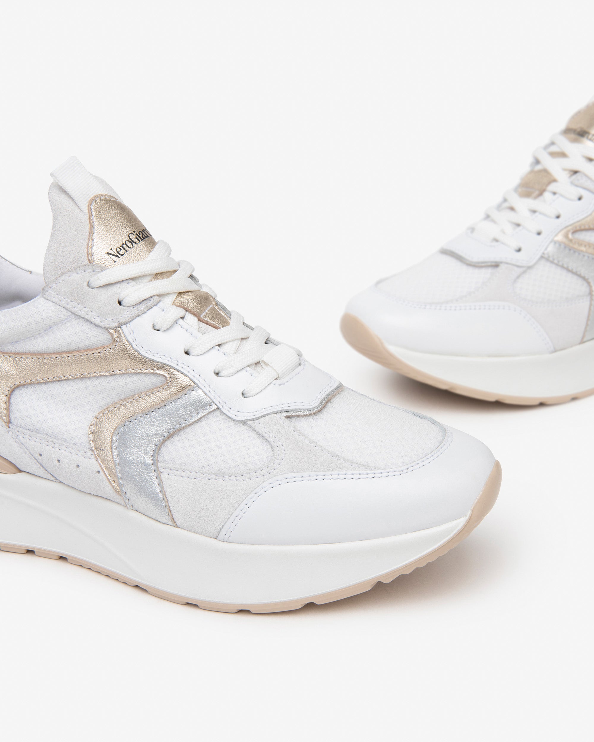 Nero Giardini Sneakers baskets cuir daim toile femme