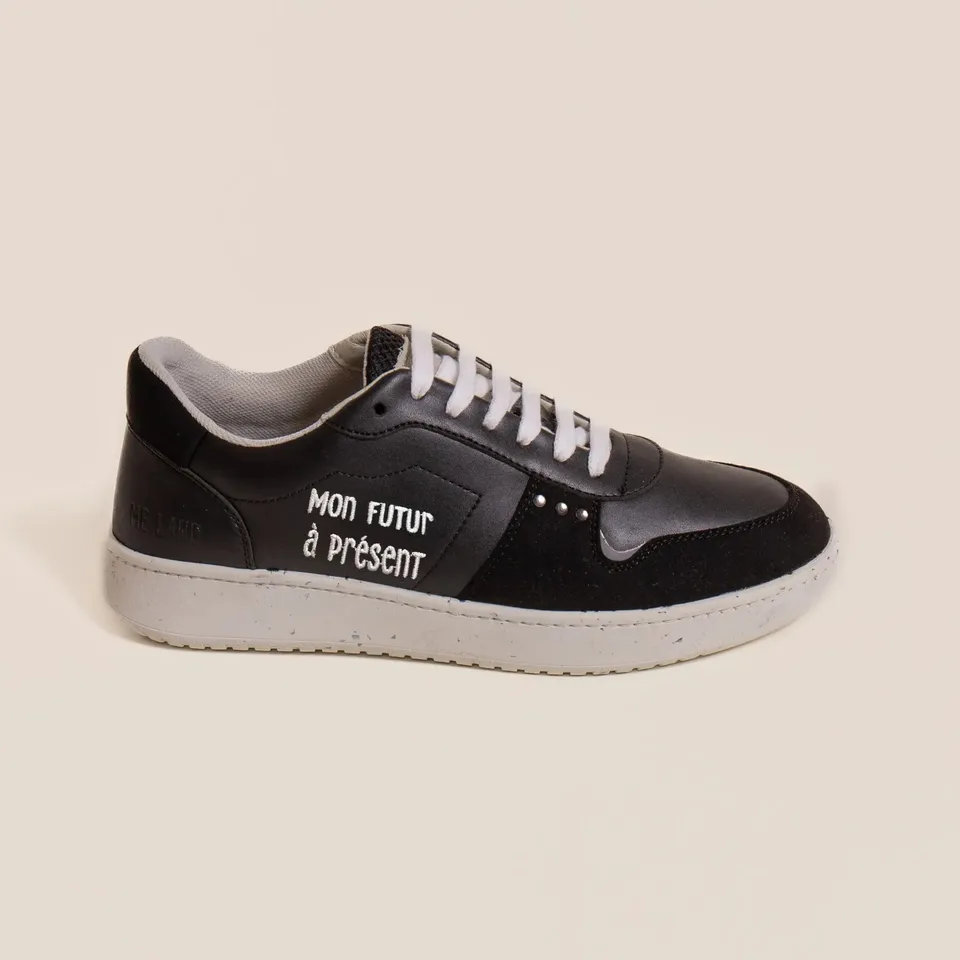 Me.Land Evan baskets vegan noir Emma Daumas Tu Seras