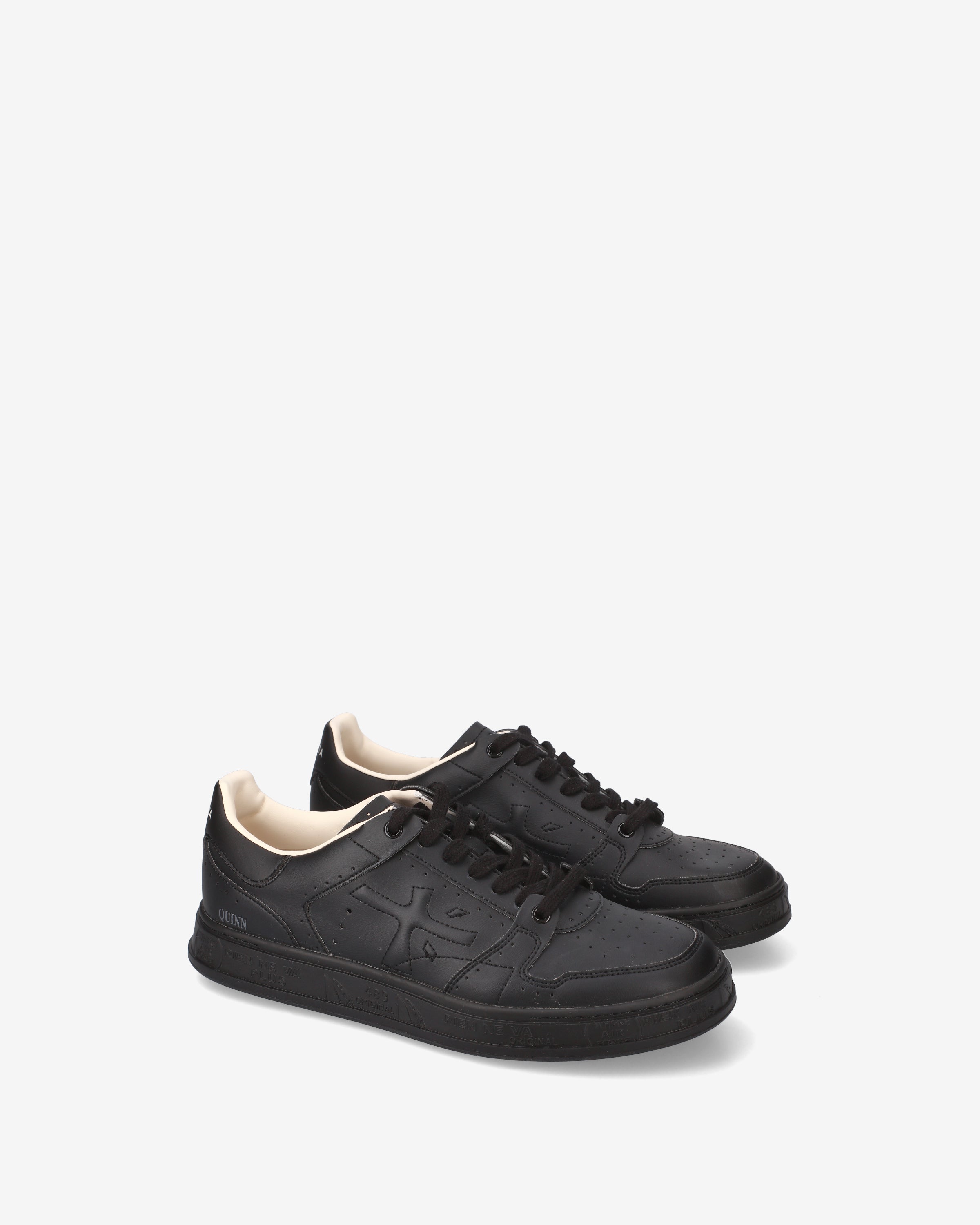 Premiata Quinn 7324 sneakers homme cuir noir