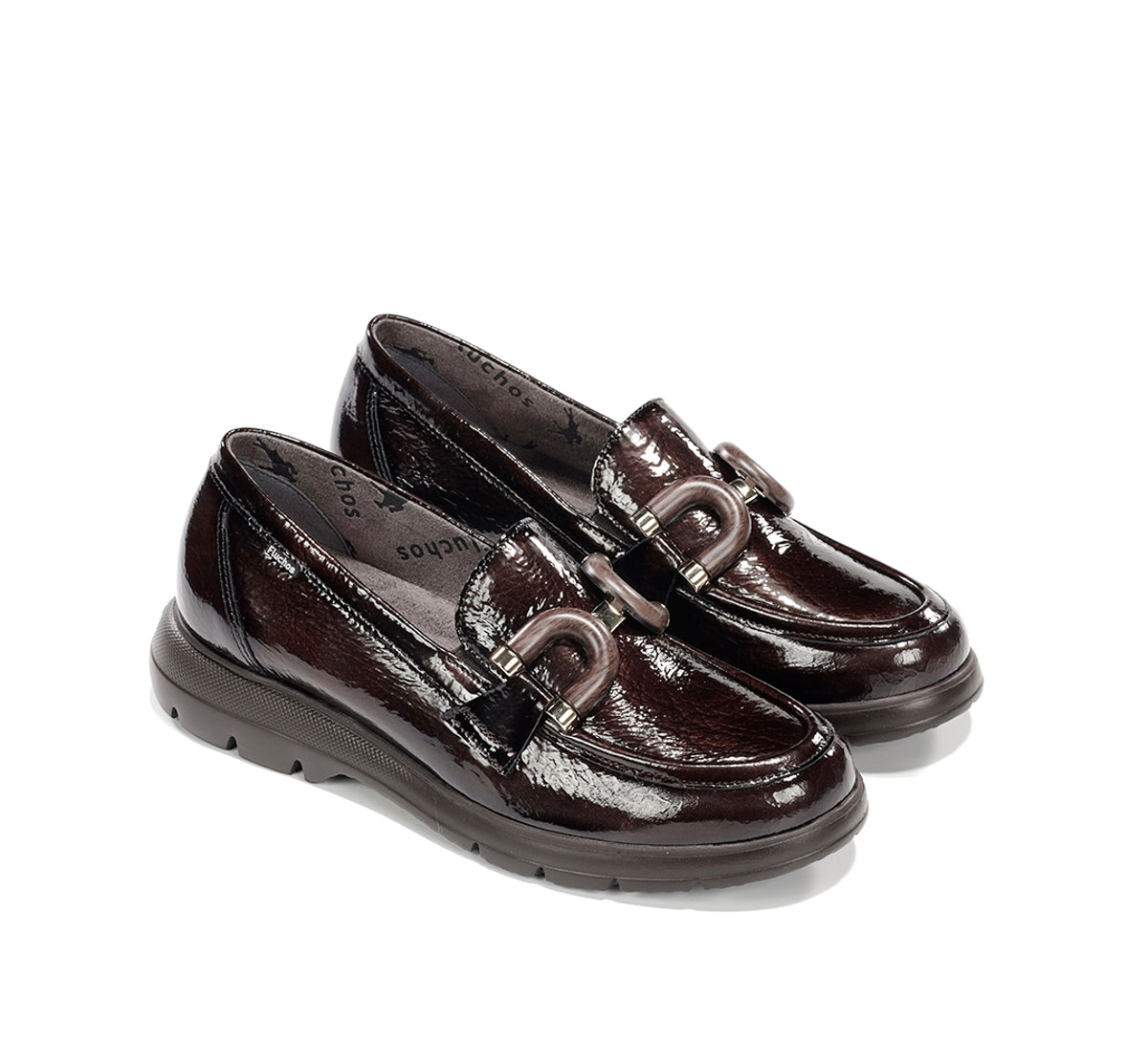 Fluchos Gladis F2514 mocassin marron femme cuir