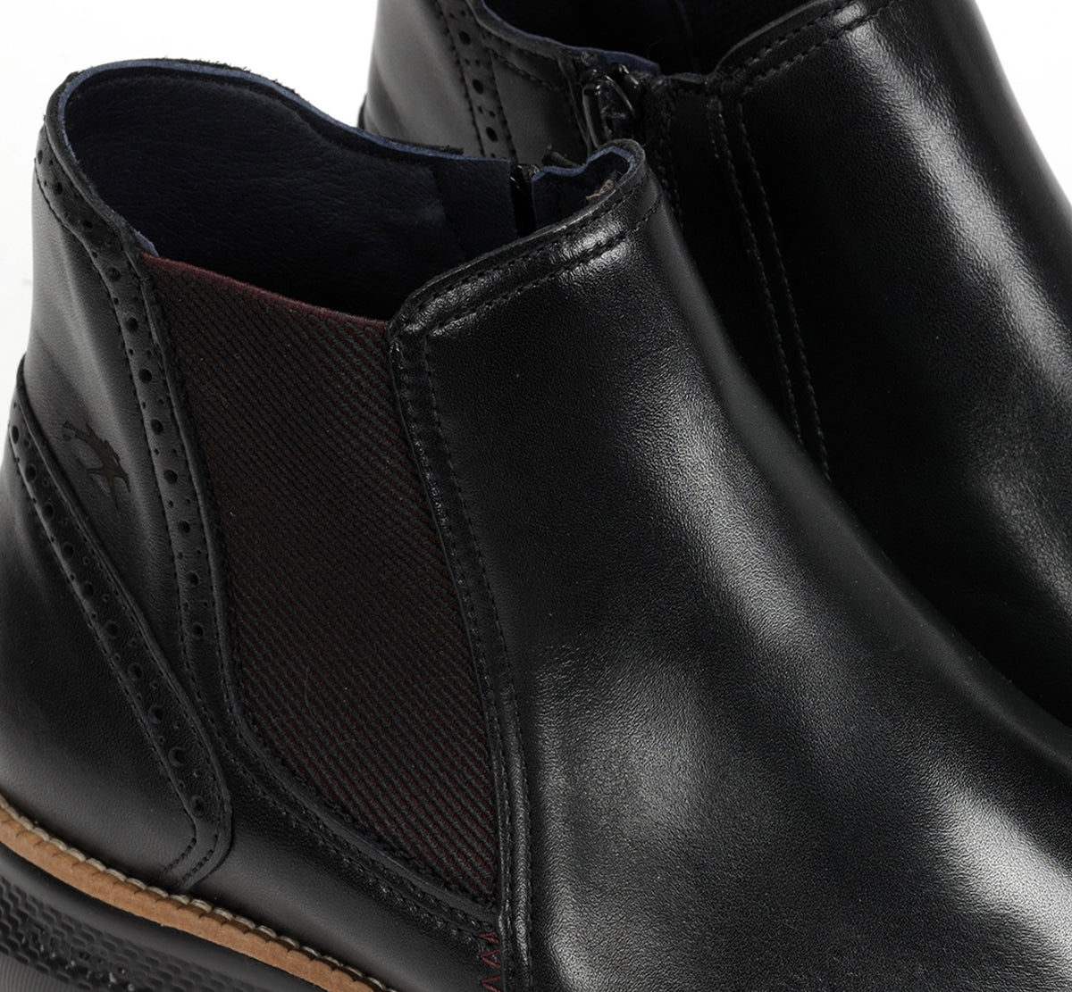 Fluchos William F1354 bottine noir homme cuir