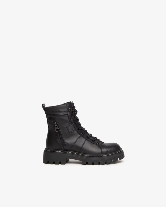 Nero Giardini Combat Boots Bottines Cuir Fille Lacets
