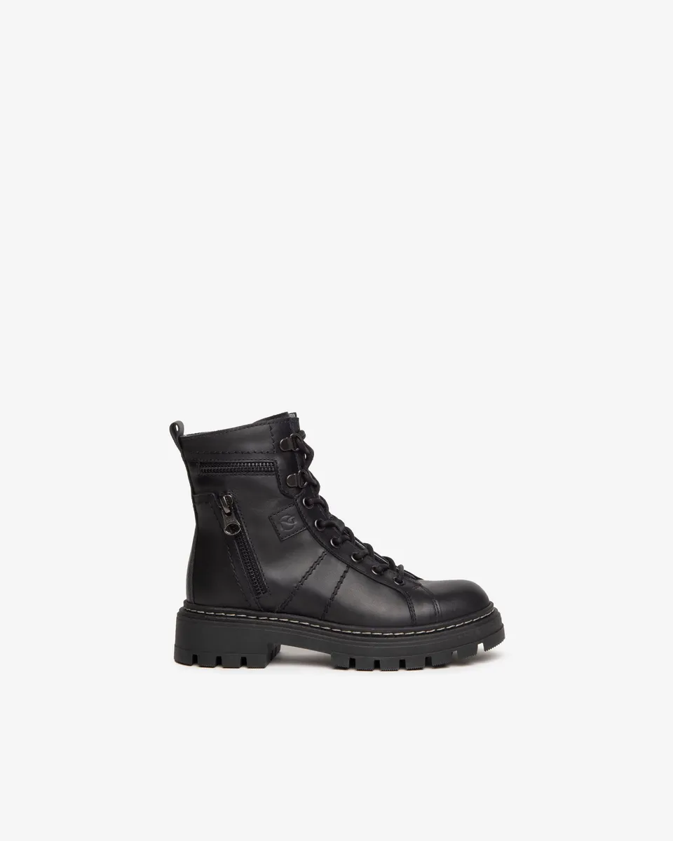Nero Giardini Combat Boots Bottines Cuir Fille Lacets