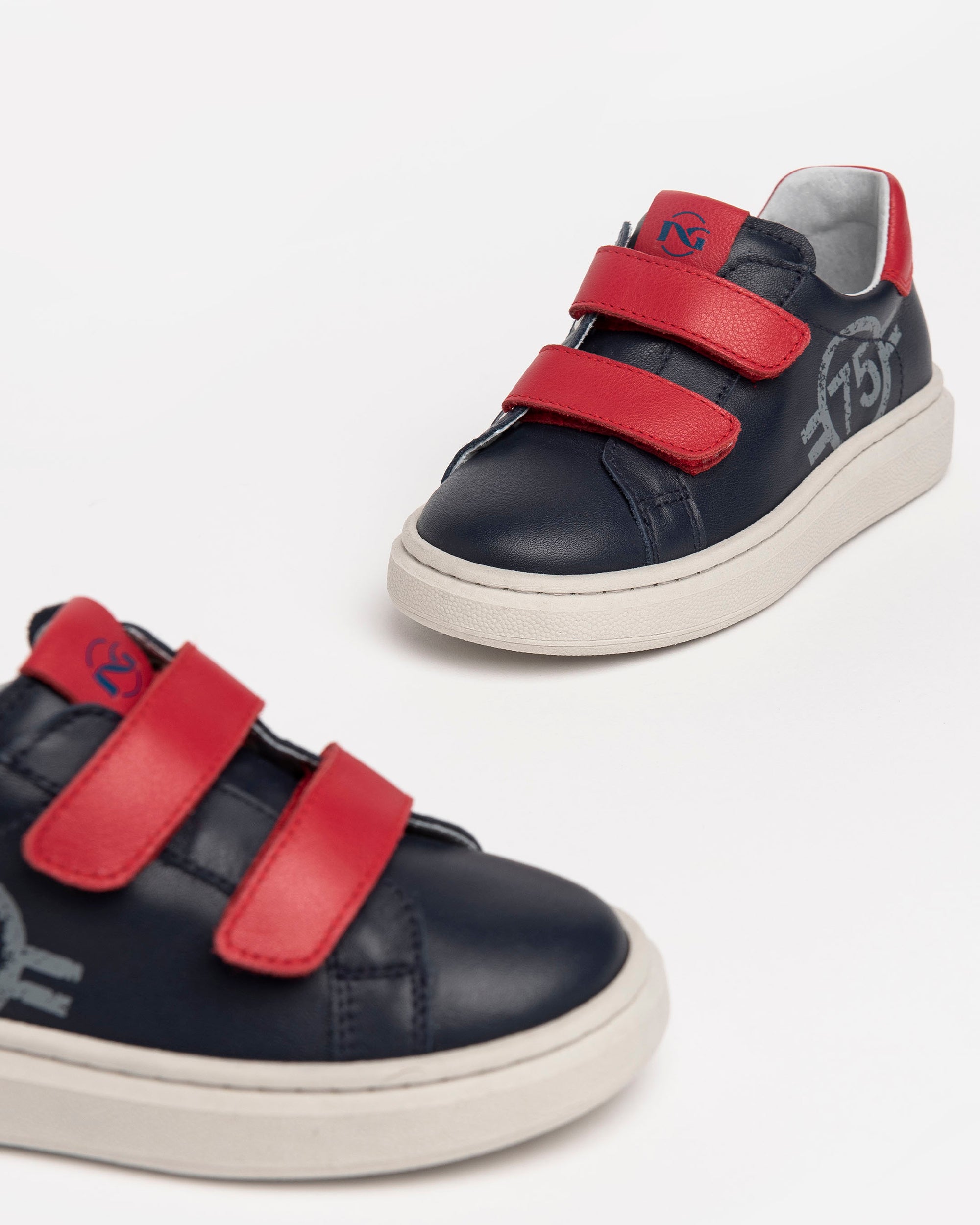 Nero Giardini Sneakers cuir garçon semelle légère