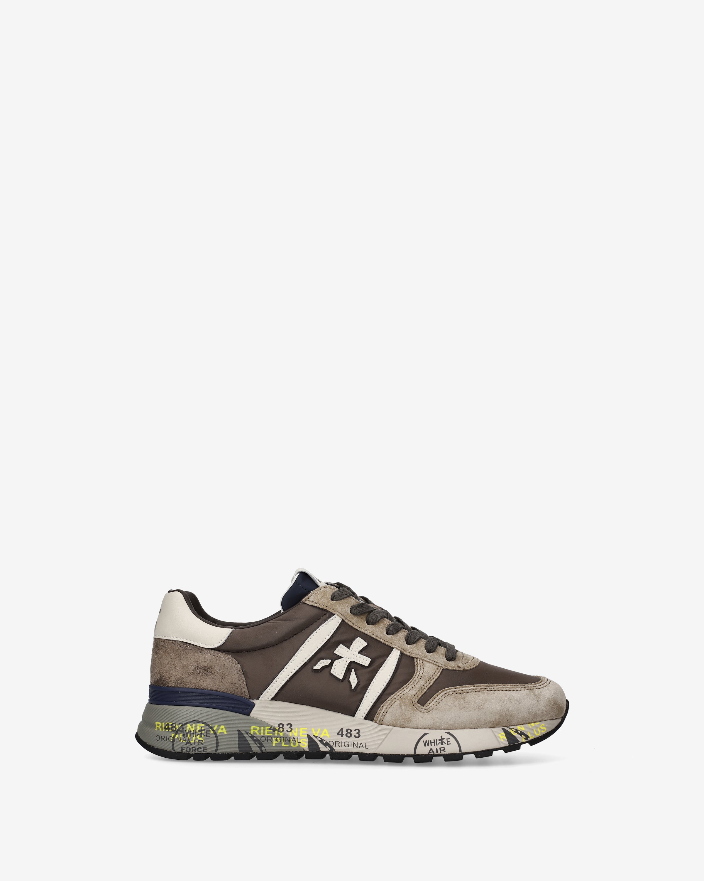 Premiata Lander 7704 sneakers taupe marron pointure 43
