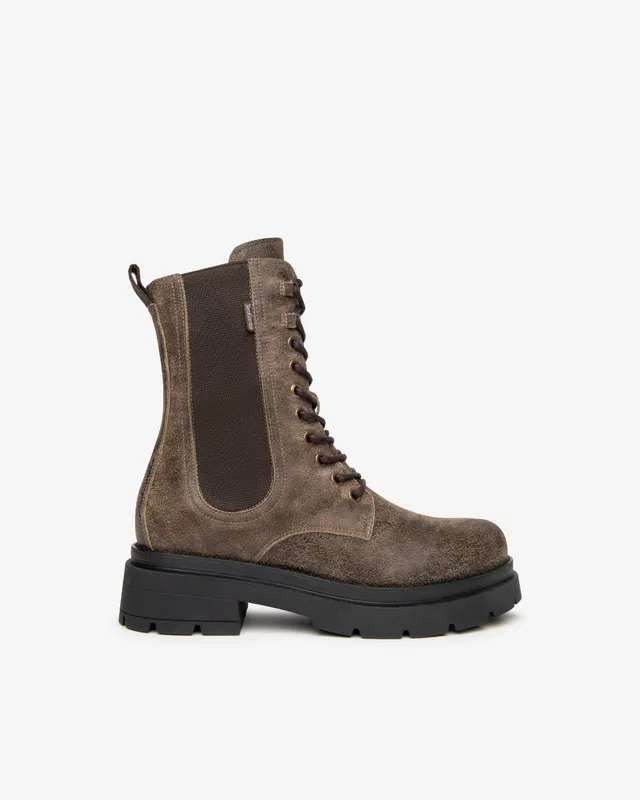 Nero Giardini Combat Boots rangers femme cuir