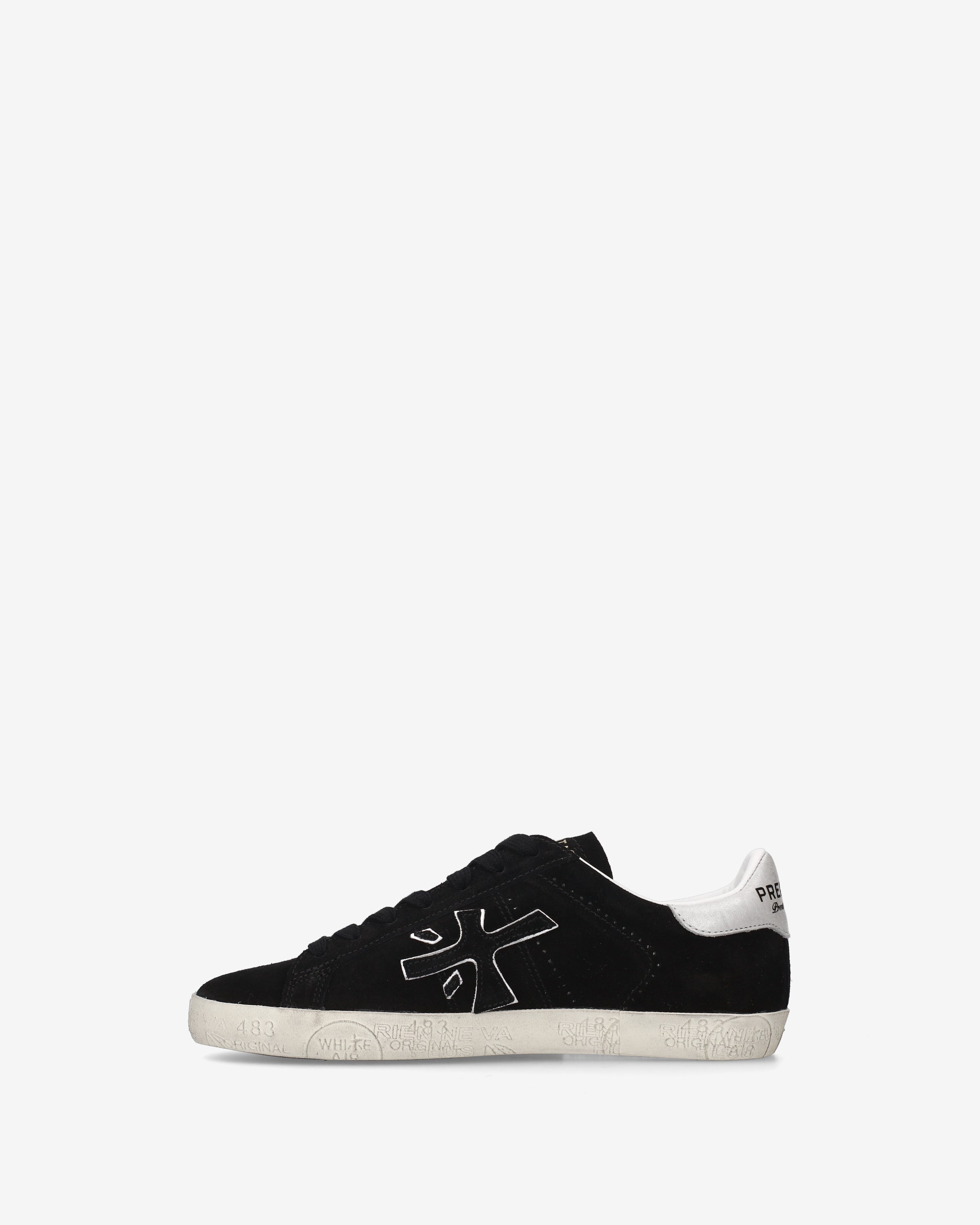 Premiata Stevend 8487 Sneakers Femme Daim Noir