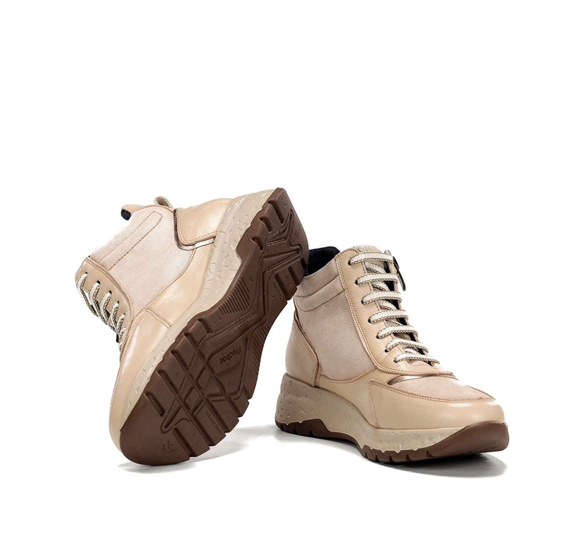 Fluchos Nexus F2311 Bottine Blanc Cuir Femme