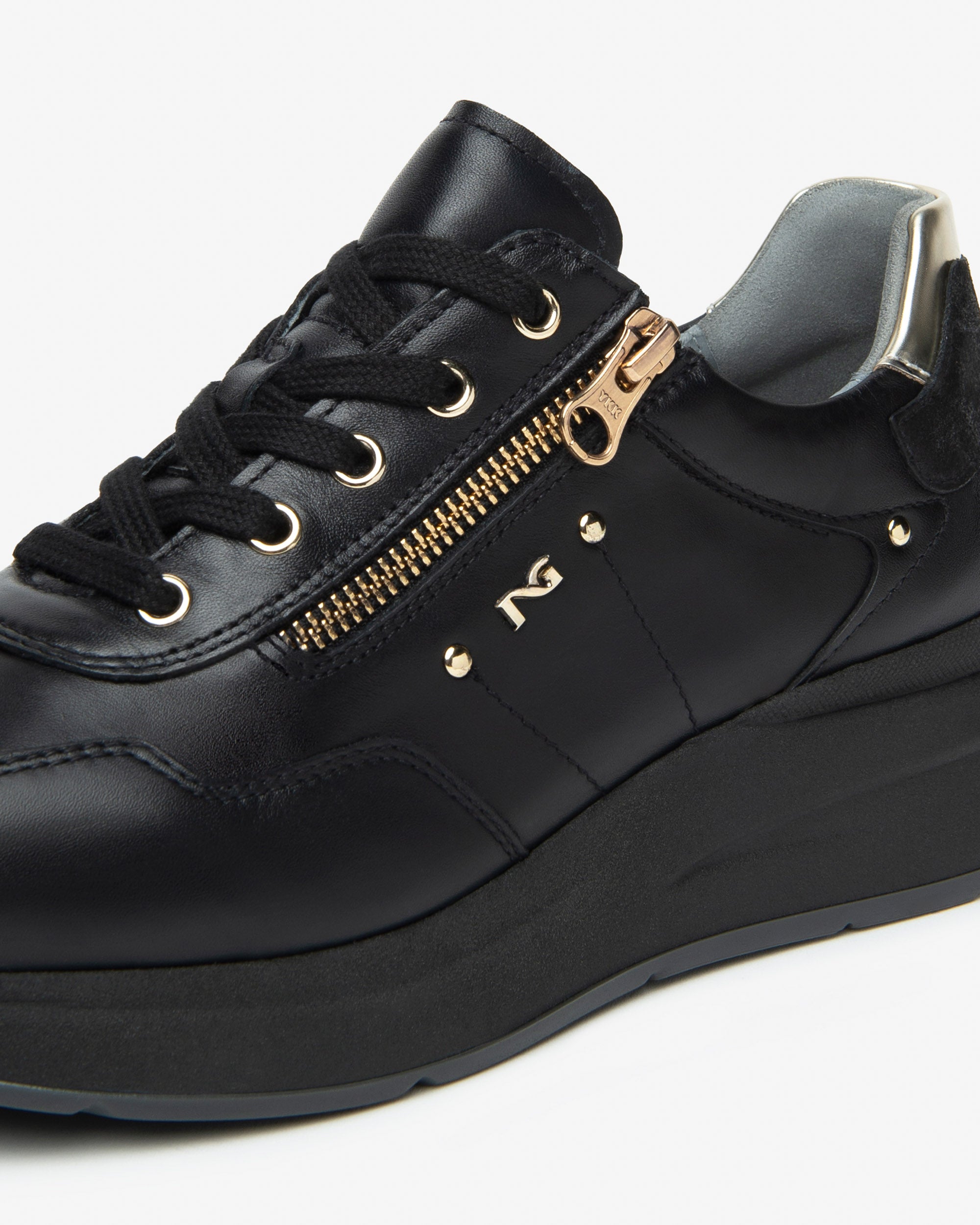 Nero Giardini Sneakers baskets cuir tissu femme