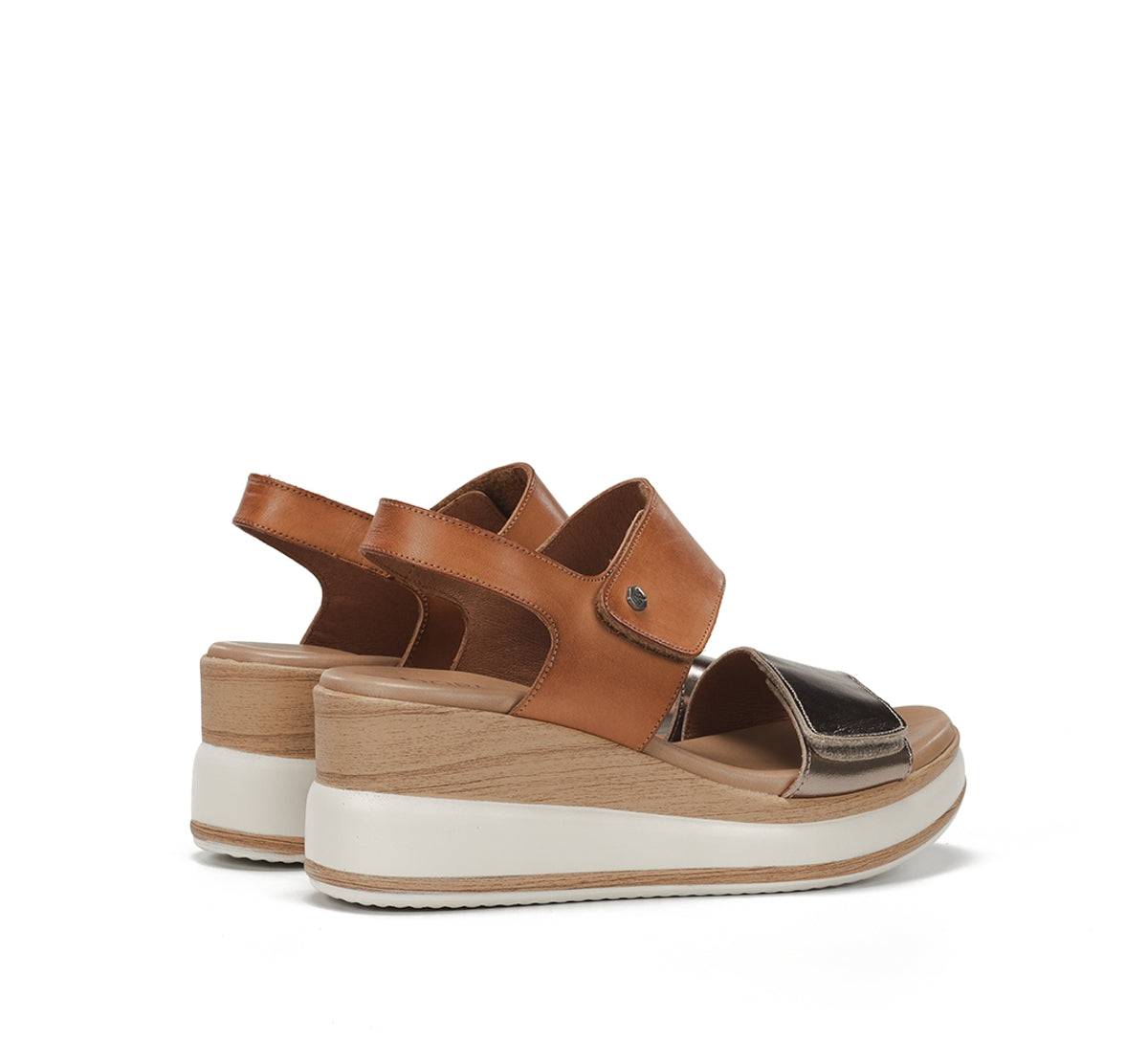 Dorking Prince D9643 sandales femme marron plateforme
