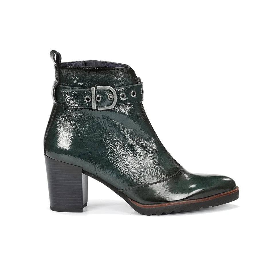 Dorking Thais D8300 bottines vert femme talon