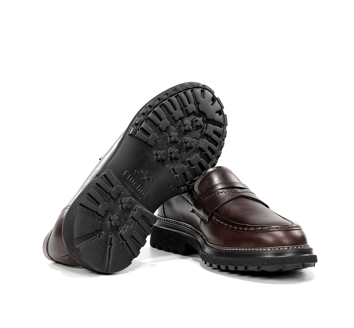 Fluchos Lincon F2058 mocassin marron homme cuir