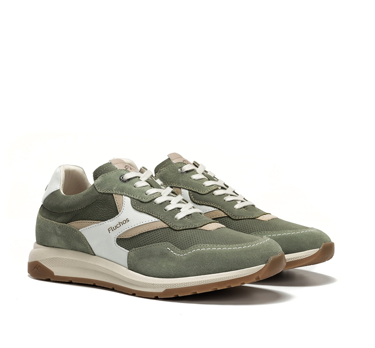 Fluchos Karter F2404 baskets vert léger homme