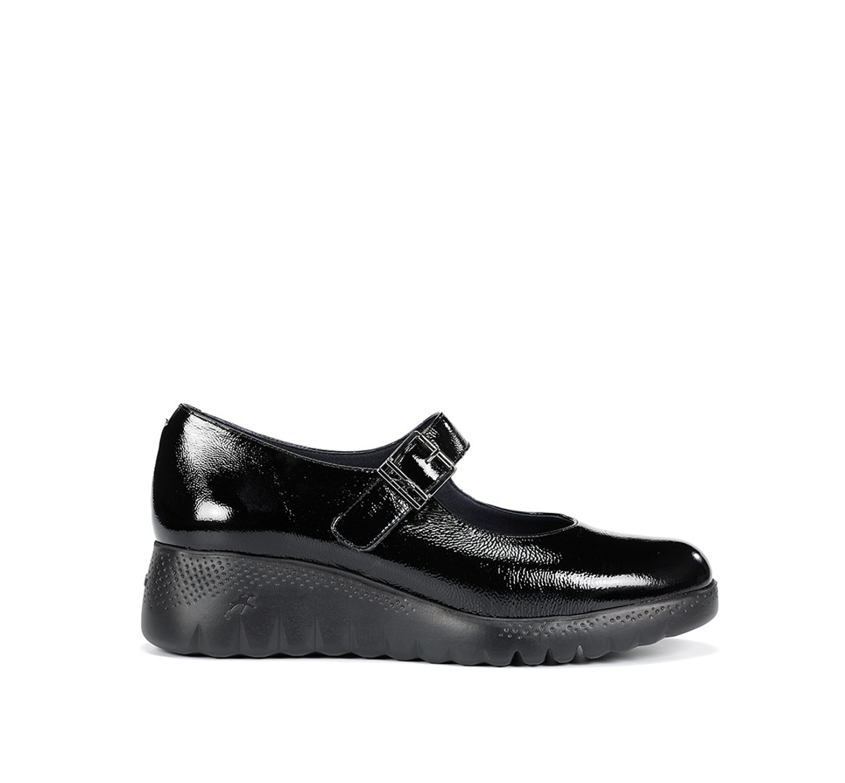 Fluchos Live F2247 chaussure noir femme compensée