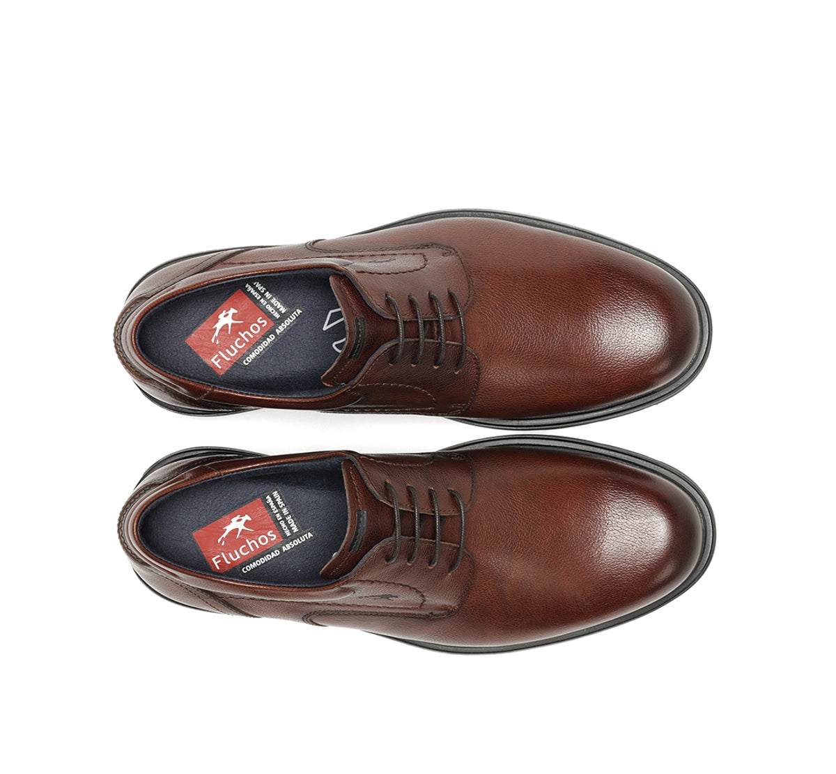 Fluchos Fredy F1604 derbies marron homme cuir
