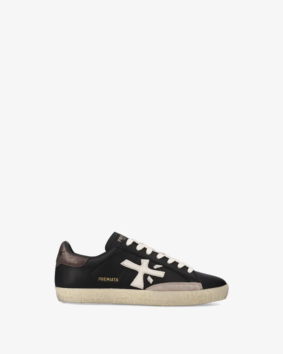 Premiata Stevend 7603 sneakers femme cuir noir