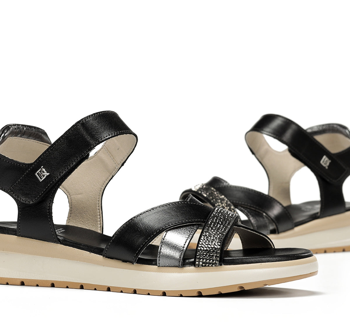 Fluchos Dorking Ter D9728 sandale femme noire confort