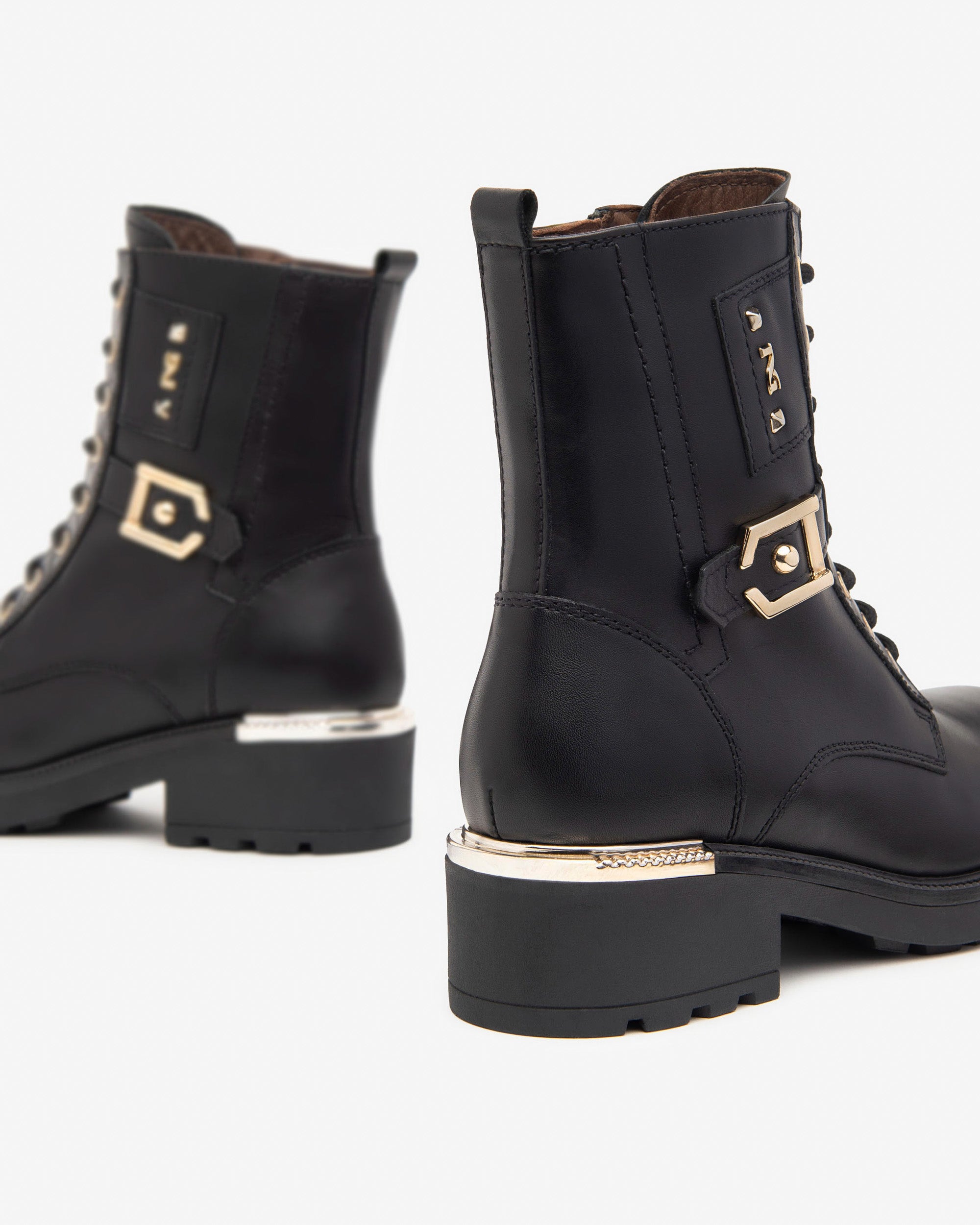 Nero Giardini Combat Boots Rangers Femme 38 Cuir