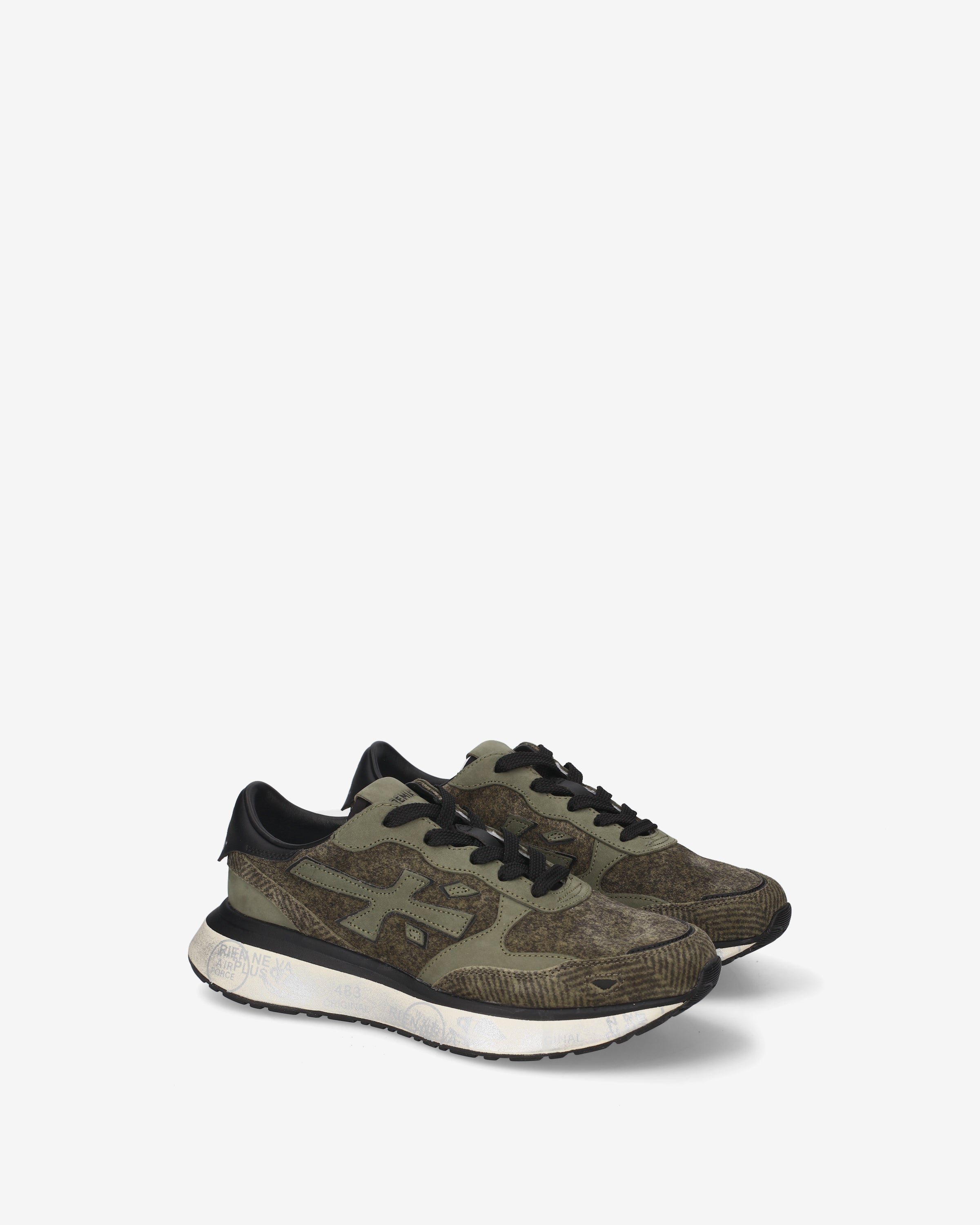 Premiata Lauryn 8550 sneakers vert olive femme