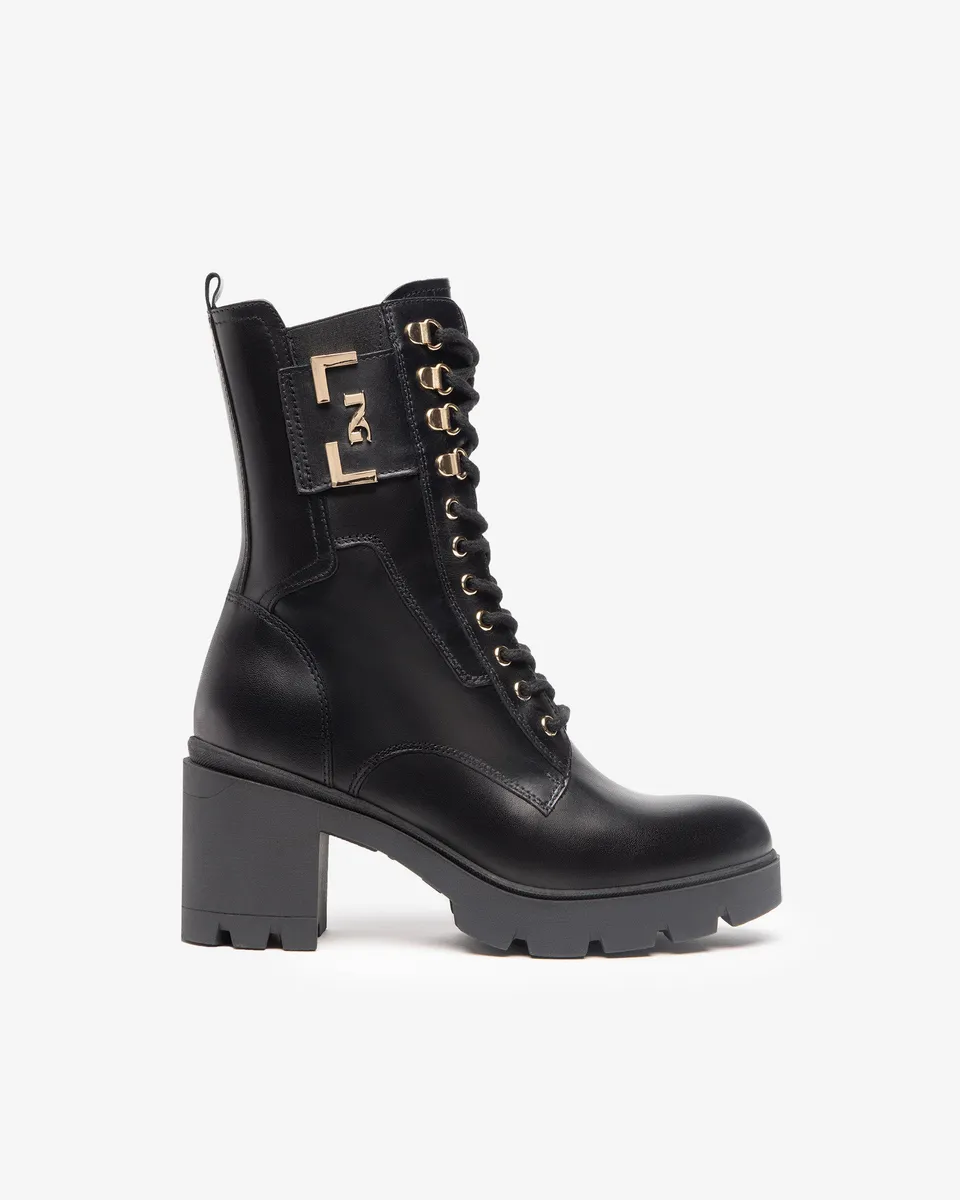 Nero Giardini Combat Boots rangers cuir femme