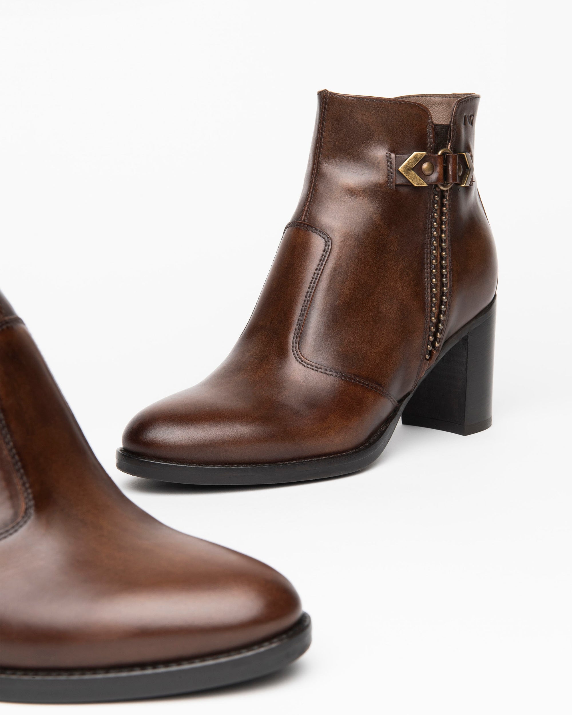 Nero Giardini Ankle Boots bottines cuir talon 7,5 cm 38