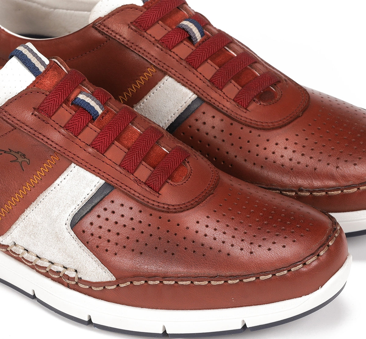 Fluchos Yannic F1443 baskets homme rouge lacets