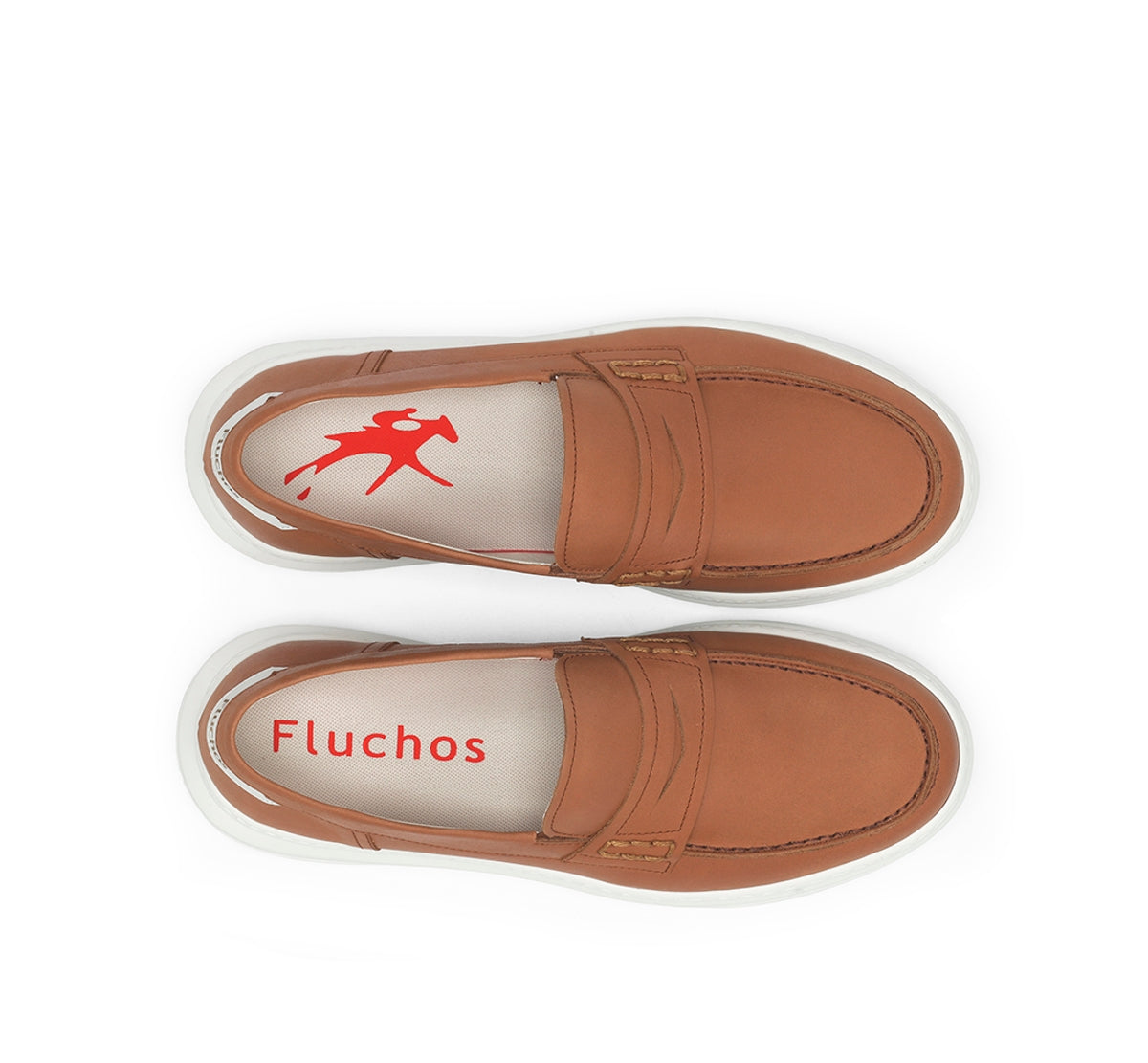 Fluchos Boston F2224 Mocassin Marron Homme Léger