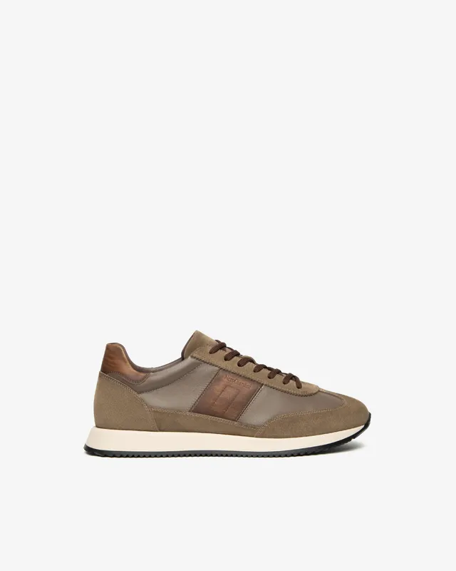Nero Giardini Sneakers Baskets Cuir Daim Homme Memory